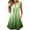 Green, variant on Sleeveless Dress for Women 2024 Summer Casual Dress Buttons Up V Neck Tunic Dress Gradient Pullover Dress Mini Dress