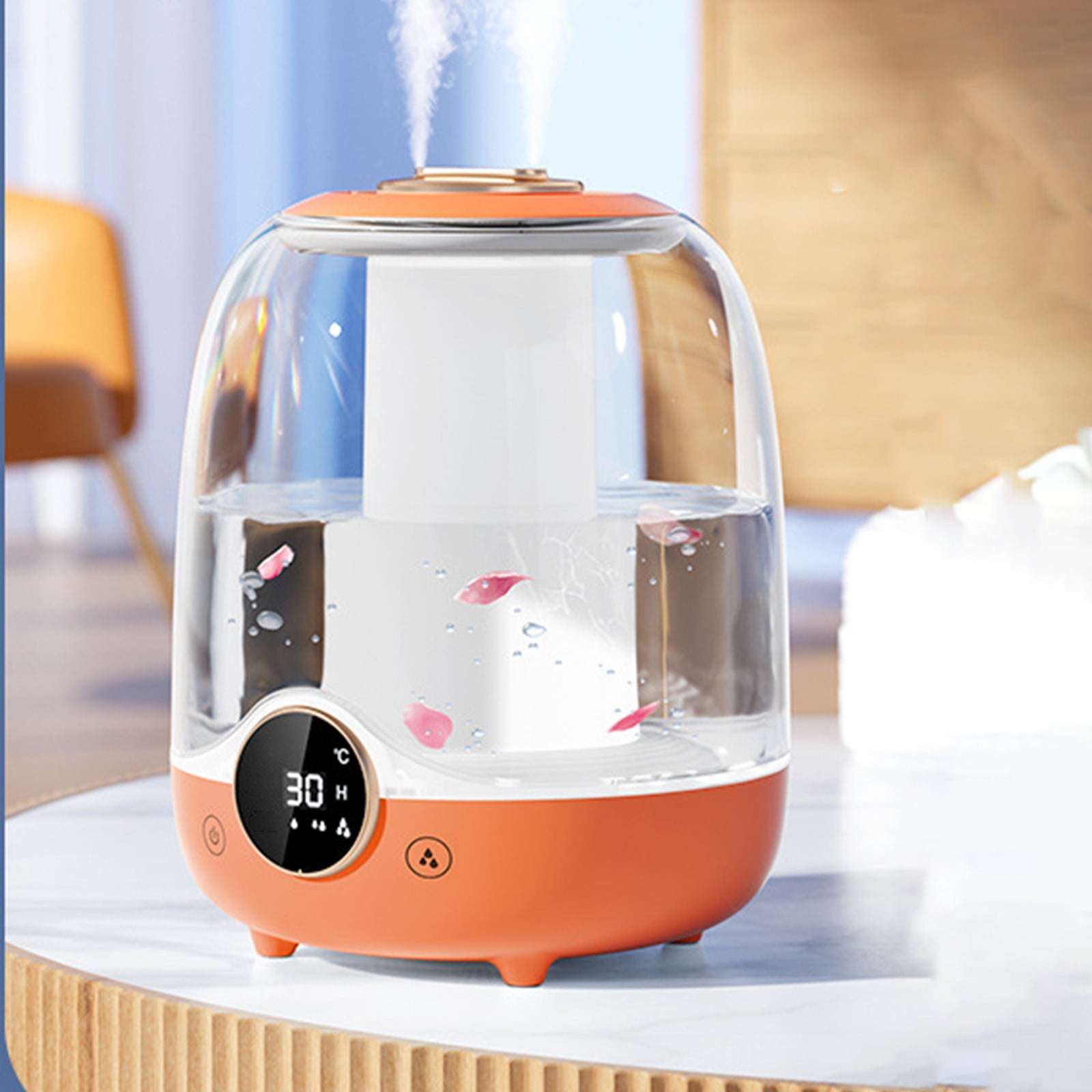 ufeghfjh 3LHumidifiers For Bedroom Top Cool Mist Essential Oil Diffuser Humidifiers For Family Plants Nursery Humidifier For Large Room Last Up To 10Hours Colorful Light