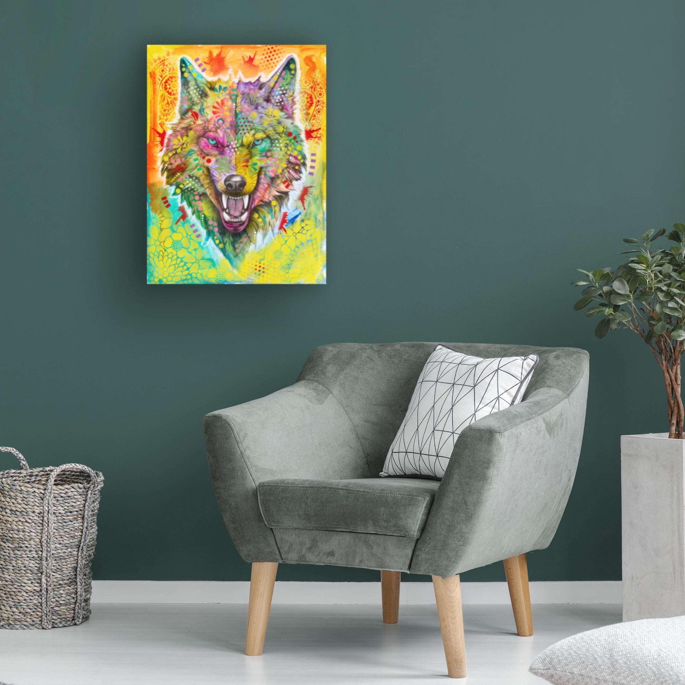 Canvas Wall Art - Dean Russo- Exclusive 'Vengeance' Wall Art for Living Room, Bedroom, or Office Décor by Trademark Fine Art - 35 x 47 Inches