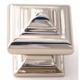 thumbnail image 6 of Geometric 1.25" Square Knob, Polished Chrome, 6 of 7