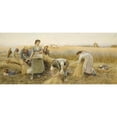 thumbnail image 2 of Thomas James Lloyd 18x10 Gold Ornate Wood Frame and Double Matted Museum Art Print Titled - The Golden Grain (1885), 2 of 4