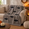 thumbnail image 6 of Clearance!Halloween Flannel Throw Blanket 59.06*39.37 Inch - Soft Decorative Printed Blanket for Couch Bed Travel Living Room, 6 of 6