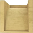 thumbnail image 4 of 8"W x 8"D x 8"H Wide Stockport Rough Cedar Woodgrain TimberThane Corbel, Primed Tan, 4 of 6