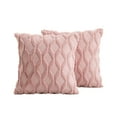 thumbnail image 2 of de almohada de de imitación peluda bohemia, de funda de almohada para cama, suave, peluda, decorativa, para dormitorio universitari rosado Macarena Funda de almohada, 2 of 8