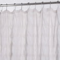 thumbnail image 4 of Pale Pink Modern Striped Crinkle Shower Curtain, 4 of 5