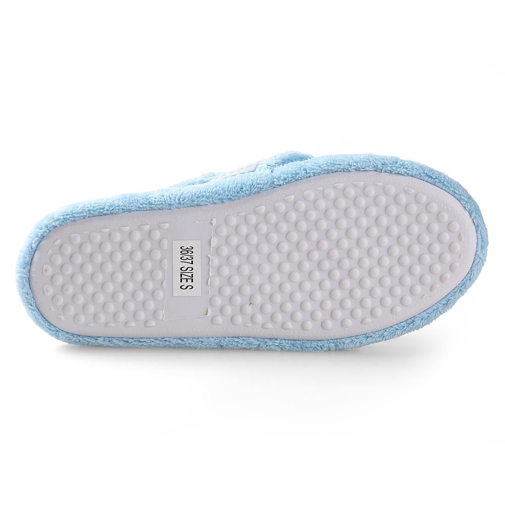 Sumaclife Women'S Luxurious Soft Plush Thong Slippers With No-Slip Rubber Sole
