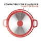thumbnail image 4 of Olla Ultra Antiadherente Rojo Hot Spot Alto Tapa 24 Cm Hot Spot Z600, 4 of 4