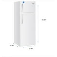 thumbnail image 3 of Premium Levella 7.3 cu ft Energy Star Manual Defrost Top Freezer Refrigerator, 3 of 4