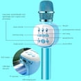 thumbnail image 2 of Amdohai Wireless Karaoke Microphone Condenser Portable Monitoring Mic for Kids with LED Light Effects, 2 of 7