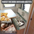 thumbnail image 5 of Garronmavis Datura Paw RV Dinette Cushion Covers Camper Cushion Cover Stretchable RV Seat Covers Dinette Booth Cushions Washable Couch Cover for RV Camper Car Bench Replacement, 5 of 7