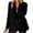 Black, variant on Casual Blazers for Women 2025 Long Sleeve Notch Lapel Collar Button Open Front Business Casual Work Office Jacket