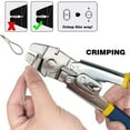 thumbnail image 4 of Crimping , Wire Rope Crimping Tool Professional Efficient Stainless Steel  For 0.1-2.2mm Wire Rope, 4 of 8