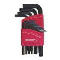 Westward 13 Piece SAE L-Shape Hex Key Set, 2CYC1 2CYC1