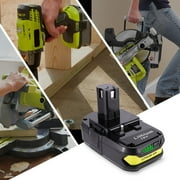 2Pack 3.6Ah For RYOBI P102 P190 18V One+ Compact Lithium Battery P107 P106 P104 P105 P109 P108 RB18L13