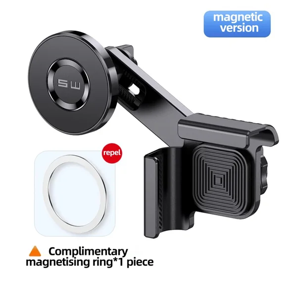 Magnetic Car Phone Holder for Tesla Model 3/Y/X/S Car Display Screen Side 360 Degree Rotation Car Mount for iPhone 12 13 14 15