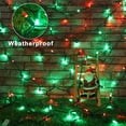 thumbnail image 4 of Cadena de luces Brizled de 33 pies, 100 LED, rojo y verde, 120 V, 4 of 7