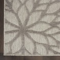 thumbnail image 5 of 2â€™ x 8â€™ Silver and Gray Indoor Outdoor Runner Rug, 5 of 5