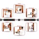 thumbnail image 1 of Barra de dominadas, con acolchado de mano 80-130 cm, fitness de acero de 80-130 cm，Equipo de fitness para el hogar esquí esquí Gafas de esquí, 1 of 5