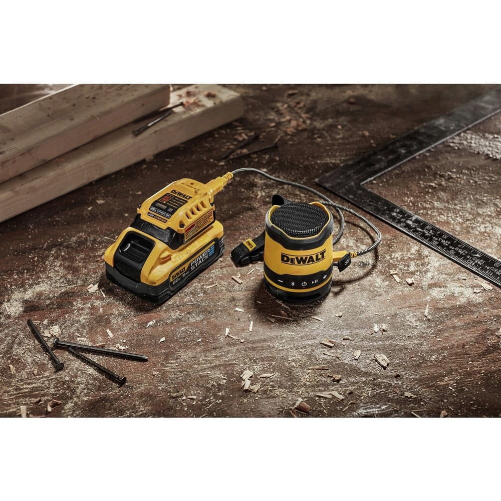 DeWalt DCR008 Rechargeable USB-C Bluetooth Speaker - Quantity 1