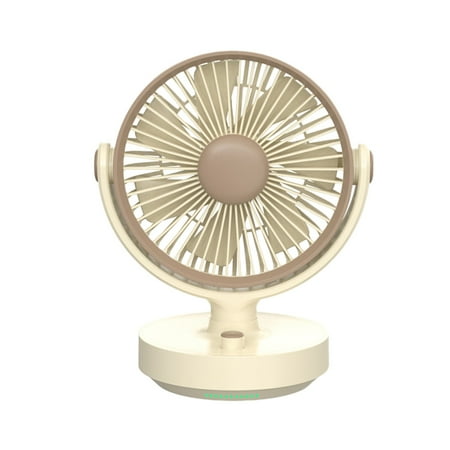 Ajauxi New USB Fan Rechargeable Desktop Fan Students Dormitory Office Circulation Fan Large Airflow Mute Detachable Easy To Clean