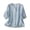 Blue, variant on Bixock Women's Maternity Tops 3/4 Sleeve Button Down Maternity Shirts Crew Neck Maternity Blouse Soft Breathable Pregnant Tops Comfortable Maternity Clothings