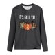 thumbnail image 3 of MHFRRA Camiseta de Manga Larga con Cuello Redondo y Estampado de Calabaza de Halloween Gris Oscuro, 3 of 3