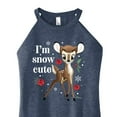 thumbnail image 3 of Disney Bambi - Christmas - I'm Snow Cute - Juniors High Neck Tank Top, 3 of 5