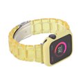 thumbnail image 3 of Fashion Resin Candy Watch Band + Watch Case For Apple Watch SE/6/5/4/3/2/1（Yellow+Yellow）, 3 of 3