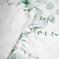 thumbnail image 2 of Bedliving Sage Green Eucalyptus Window Valance for Kitchen Bathroom Laundry Room, 54 x 18 Inch Rod Pocket Short Curtain, 1 Panel, 2 of 9