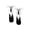 White, variant on Ouuluon Fun Halloween Ghost Devil Socks, 11 inch Cotton-Lined Magnetic Pull-on Mid-Calf Socks for Parties
