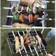 thumbnail image 2 of 6pcs 55cm Bbq Skewers Long Handle Shish Kebab Barbecue Grill Stick Wood Bbq Fork Stainless Steel Ou, 2 of 5