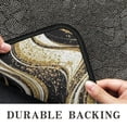 thumbnail image 6 of Black Gold White Marble Pattern Door Rugs,Washable Non Slip Door Mats Indoor,Decorative Door Mats,Entry Mat Indoor for Entrance,Bedroom,Kitchen,Bathroom,30"x17", 6 of 6