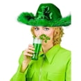 thumbnail image 2 of Prolriy Cowboy Hats for Women Irish for Women Irish 4 St. Day Hat Wide Brim Hats Green Hat Cowboy Stylized Hat Cowgirl Hat Womens Hats Green, 2 of 4