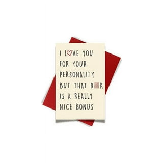 I Love You for Your Personality But That Is a Really Nice Bonus!: Funny Valentine's Day Gifts for Him | I Love You Birthday Card Alternative for Husband - Boyfriend - Fiance [Book]