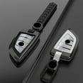 thumbnail image 6 of Alloy Metal Key Fob Cover,2 Pack Compatible with BMW 2 5 6 7 Series X1 X2 X3 X5 X6 Remote Keyless Entre Key Fob,Armor TPU Key Fob Skin Case Protector Jacket with Keychain, 6 of 7