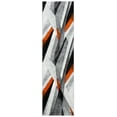 thumbnail image 2 of Safavieh Hollywood Jennifer Abstract Runner Rug, Gray/Orange, 2'3" x 8', 2 of 11