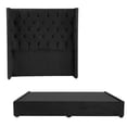 thumbnail image 1 of Box Base Cama King Size + Cabecera Tartuk Dicasa Black, 1 of 9