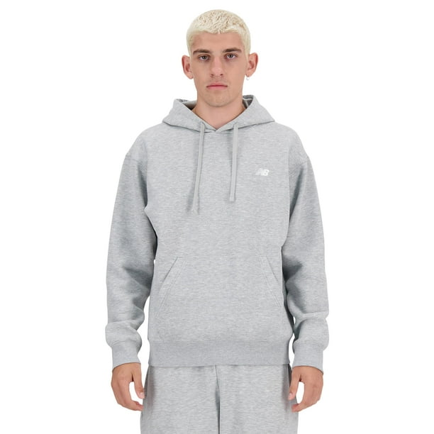Sudadera con capucha New Balance Sport Essentials de forro polar para hombre - Gris