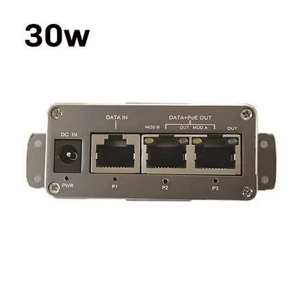 3 Port MINI Gigabit POE Injector Max 30w Output POE Injector
