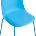thumbnail image 4 of Xdeco Dining Chairs 4-Pack with 280lbs Capacity, Stackable Heavy-Duty Chair for Indoor/Outdoor, Blue, 4 of 6