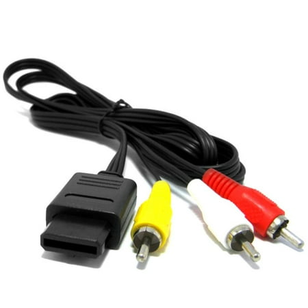 AV RCA Cable for Nintendo Super Nintendo SNES GameCube N64 Nintendo 64 by Mars (Best N64 Emulator For Xbox)