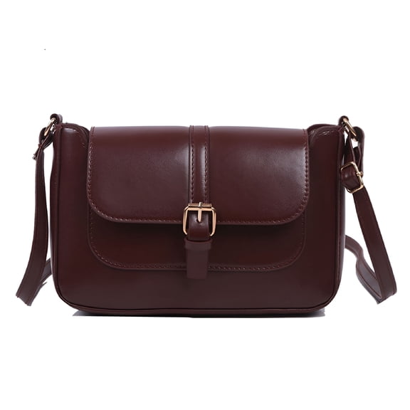 GASTROPOD Small Lightweight Crossbody Purses for Women Saddle Vintage Shoulder Handbags - Dark brown