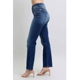 thumbnail image 4 of Judy Blue Full Size Washed Straight Leg Jeans with Pockets, 4 of 9