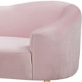 thumbnail image 6 of Meridian Furniture Ritz Contemporary Velvet Sofa in Pink, 6 of 9