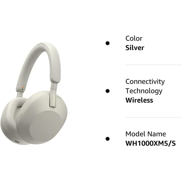 Restored Sony WH1000XM5/S Wireless Industry Leading Noise Canceling  Bluetooth Headphones (Refurbished)