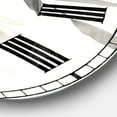 thumbnail image 3 of Designart Oversized Off-White Analog Round Cabin Lodge Modern Wall Clocks, CLM30592-C23, 3 of 3