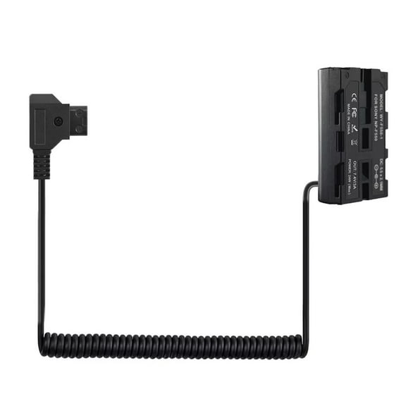 NP-F Series Dummy Battery Replacement 8.0V/3A Output, Non-Decoding Additional DC Output Port for Monitors and Lights TAPDRA Accessories Part