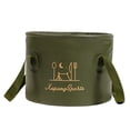 thumbnail image 3 of Collapsible Bucket Foot Bath Bucket Water Container Collapsible Sink for Outdoor 20L Green, 3 of 8