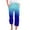 Blue, variant on Nnhblu Drawstring Pants Women Casual Cropped Pants Capri Leggings with Pockets for Women Pocket Blue