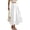 White, variant on Bnwani Skirts for Women,Womens Skirt,Pleated,Solid,Flare,Elastic Waist,Beige,M